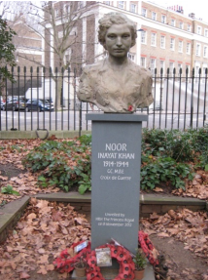 Memorial to Noor Inayat Khan