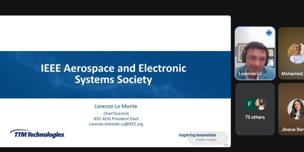 Lorenzo Lo Monte at Tunisia Section Chapter 