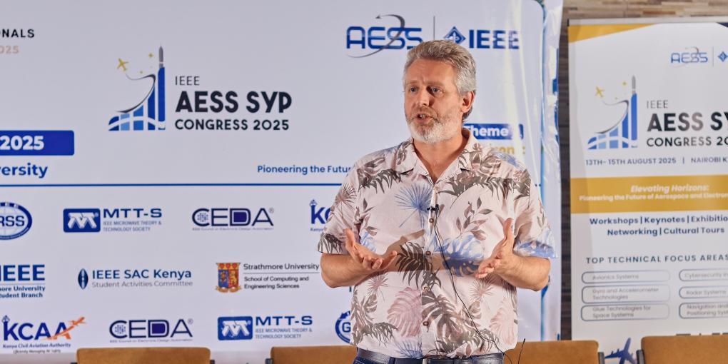 Julien Le Kernec at Kenya Section Joint Chapter