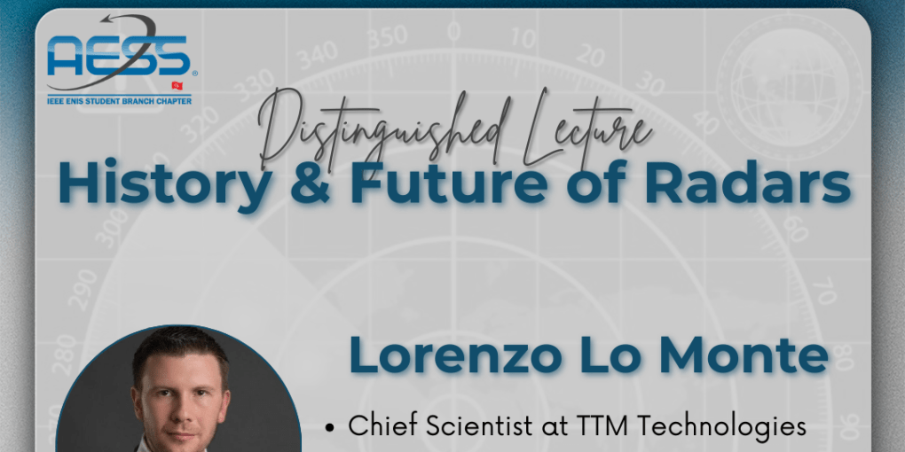 Lorenzo Lo Monte at IEEE AESS National Engineering School of Sfax (ENIS) Student Branch Chapter, Tunisia 