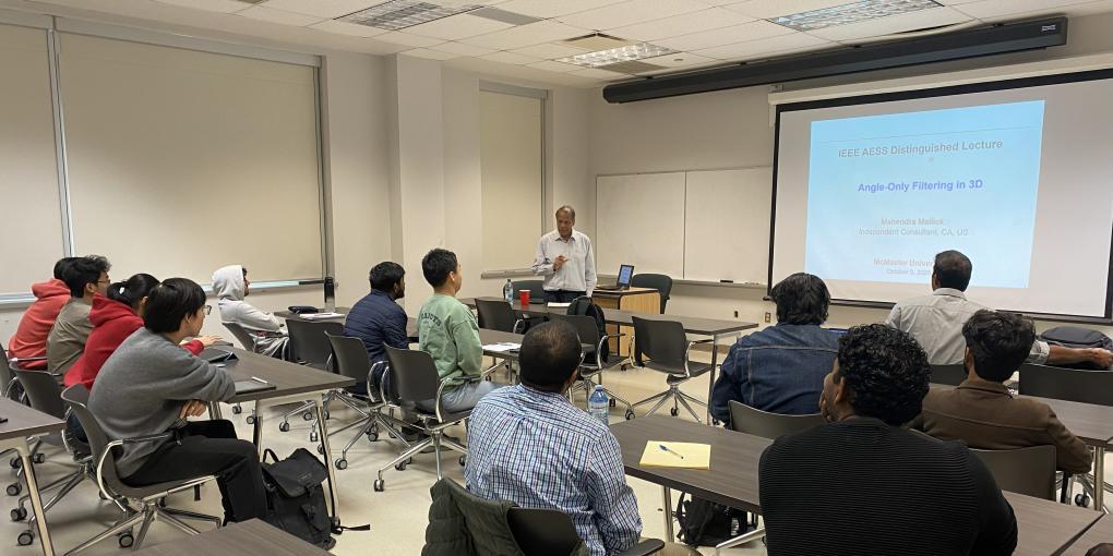 Mahendra Mallick at IEEE Hamilton Chapter, Canada & McMaster University