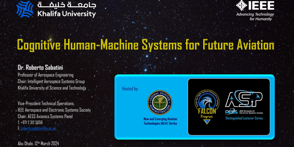 Roberto Sabatini at FAA New and Emerging Aviation Technologies (NEAT) 