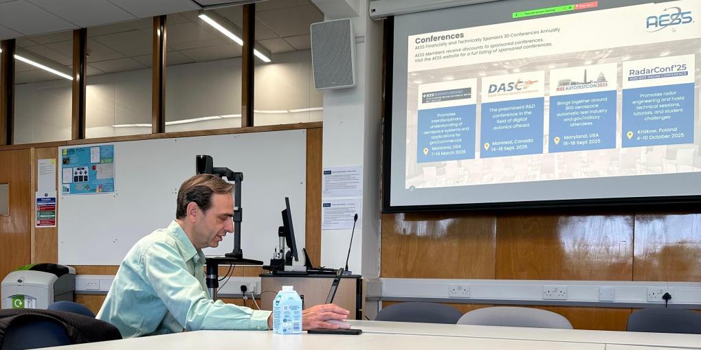 Igal Bilik at AESS UK and Ireland Section Chapter