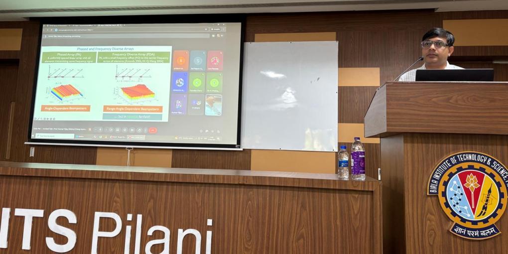 Kumar Vijay Mishra at BITS Pilani, Hyderabad Campus
