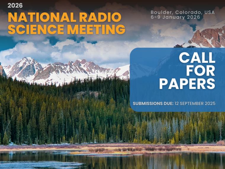 Call for Papers: National Radio Science Meeting (NRSM 2026)