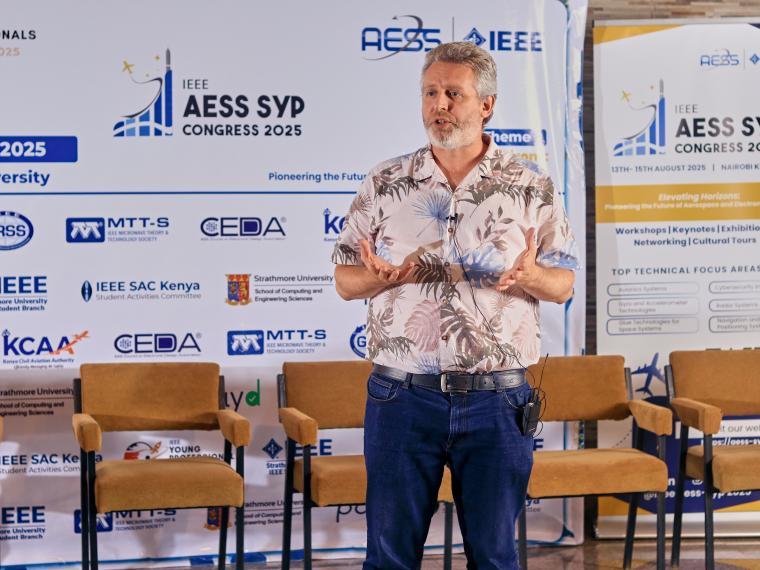 Julien Le Kernec at Kenya Section Joint Chapter