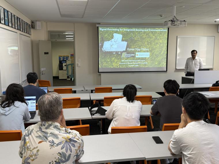 Kumar Vijay Mishra at The University of Western Australia, Perth