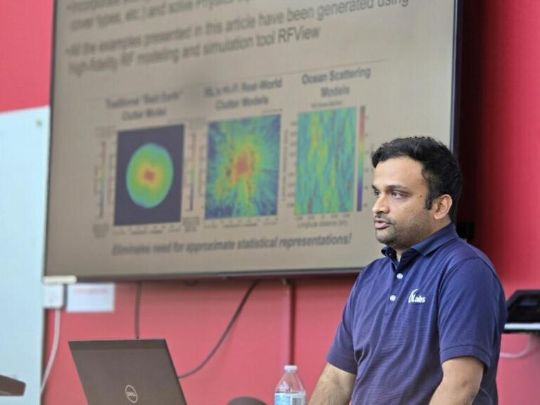 Sandeep Gogineni at IEEE Eastern North Carolina Section