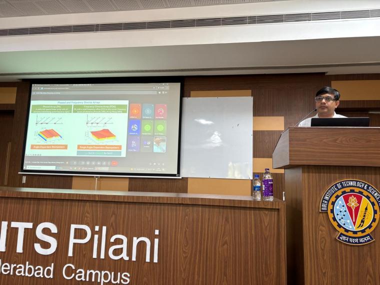 Kumar Vijay Mishra at BITS Pilani, Hyderabad Campus